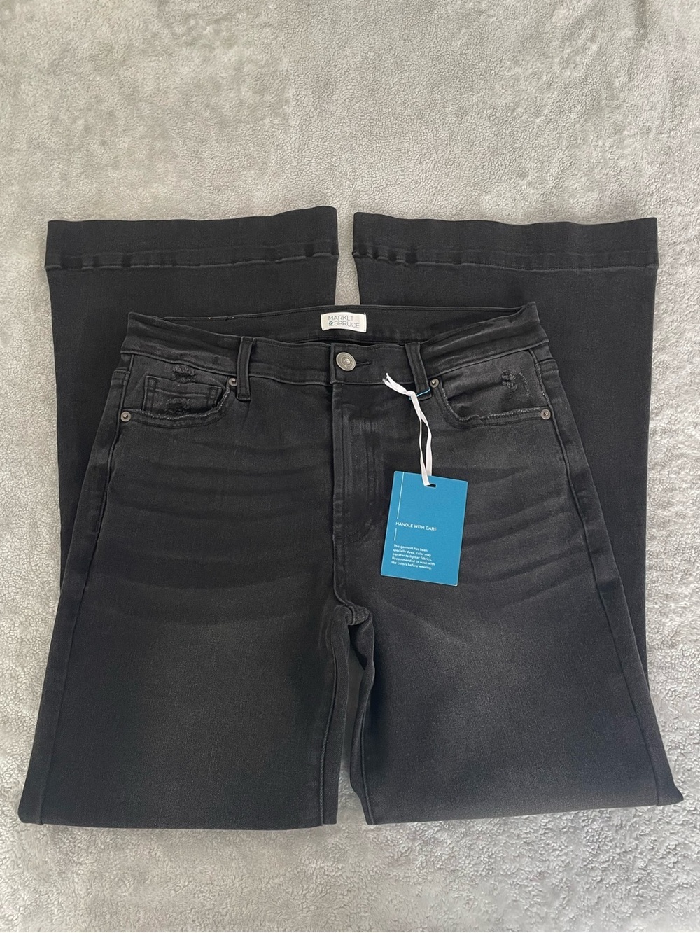 Market & Spruce | Petite Women’s Flare Bootcut Jeans | Black Jeans | NWT